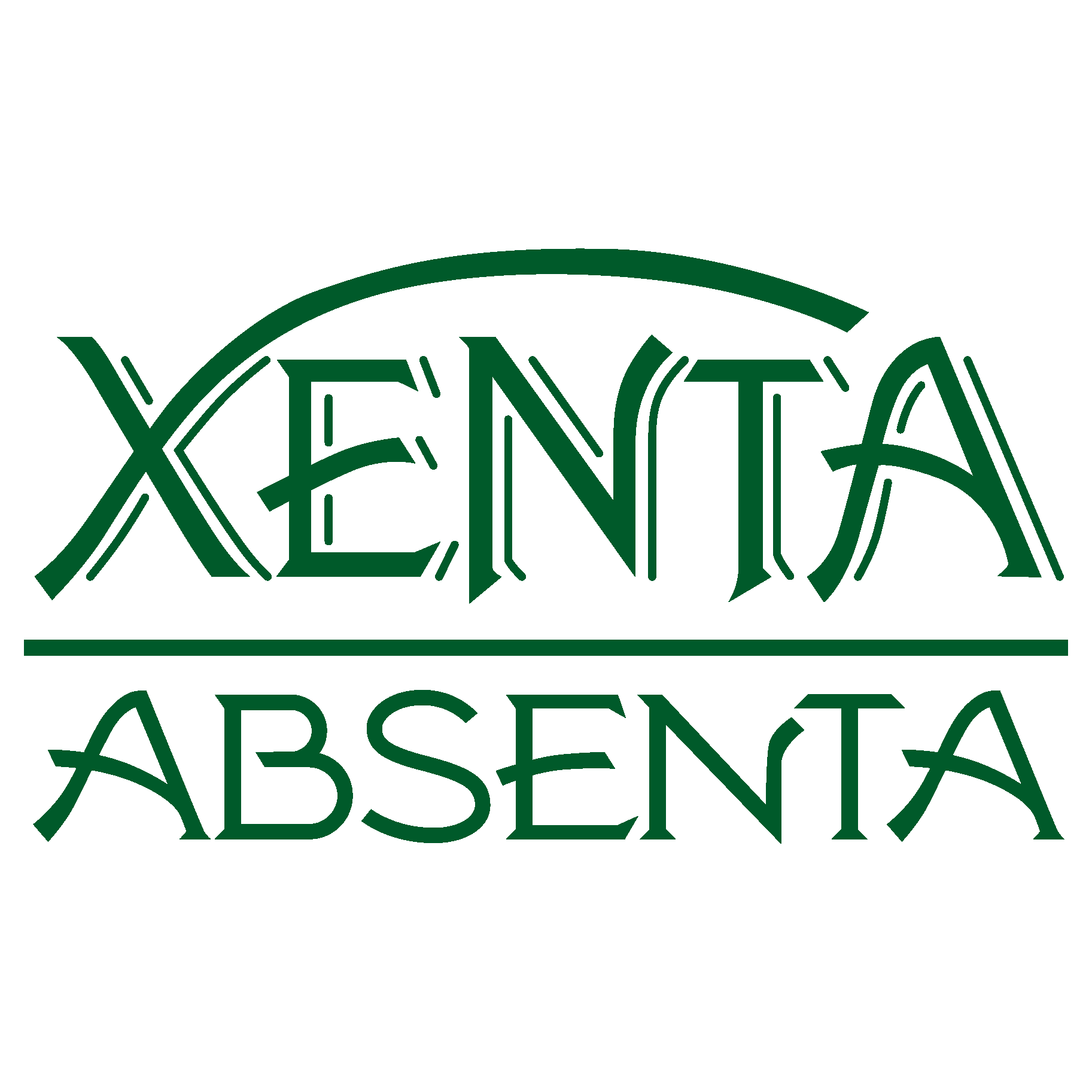 Xenta Absenta Logo Vector Logo